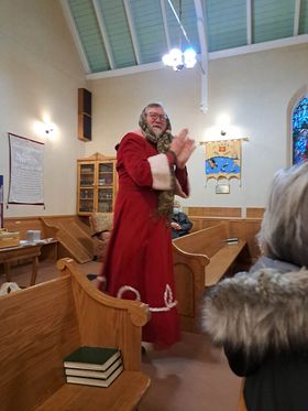 On Saturday December 10th, St. Luke's welcomed the East Coast Carolling Co. (Photos from Lyda Miller)